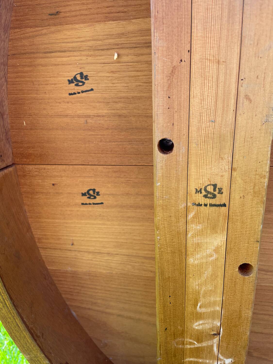 Vintage Danish Round Teak Table