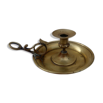 Candlestick brass cellar rat