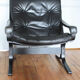 Fauteuil cuir Siesta par Ingmar Relling