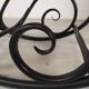 Rocking-chair curved wood