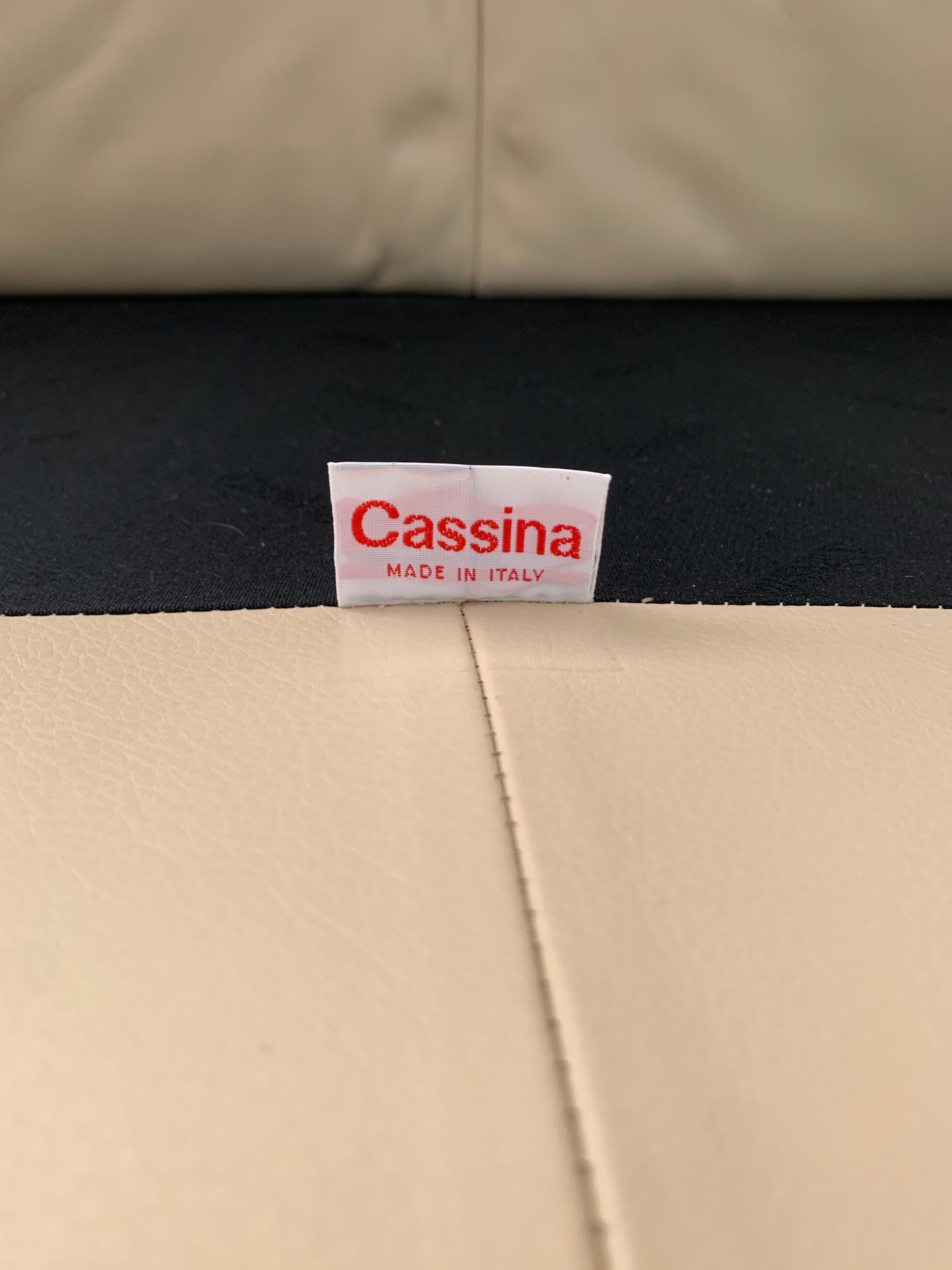 Cassina leather Maralunga sofa