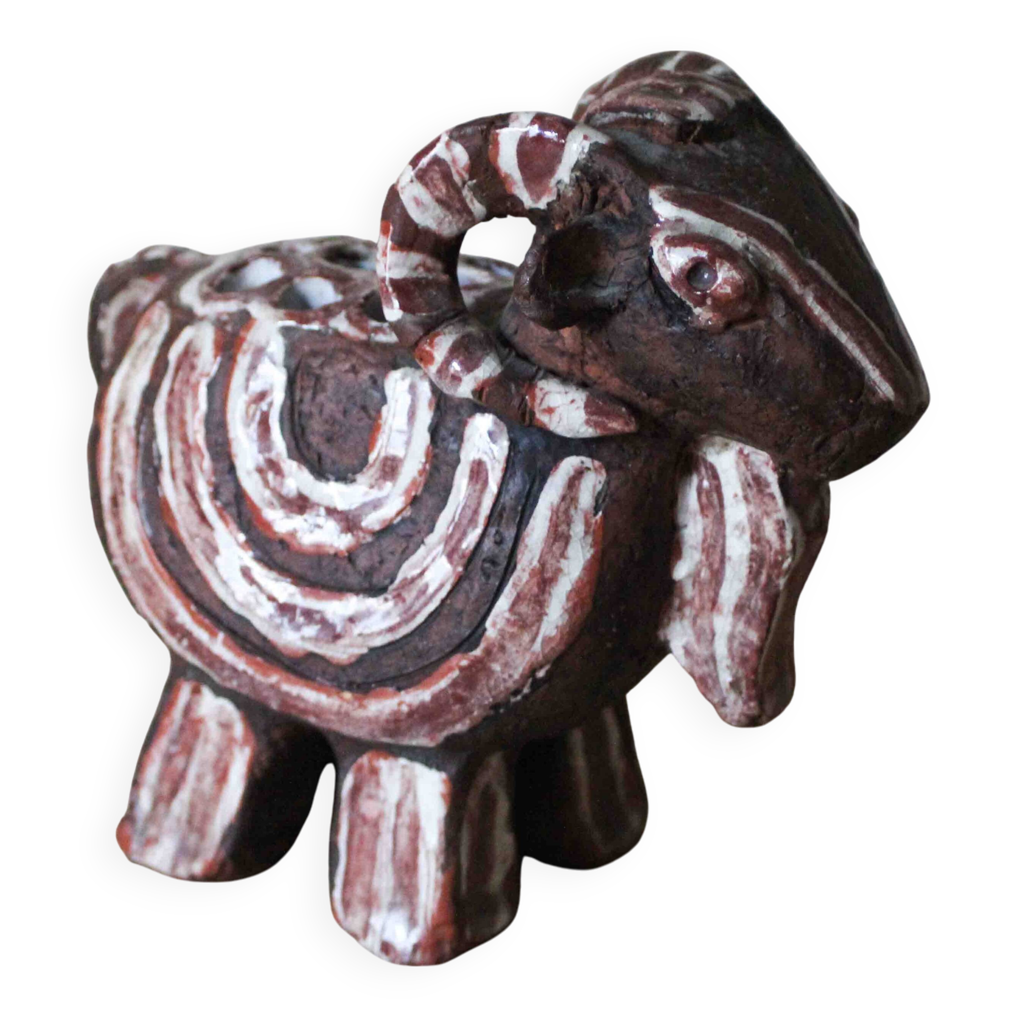 Ceramic flower picker ram