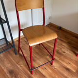 2 chaises hautes industrielles