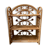 Rattan shelf