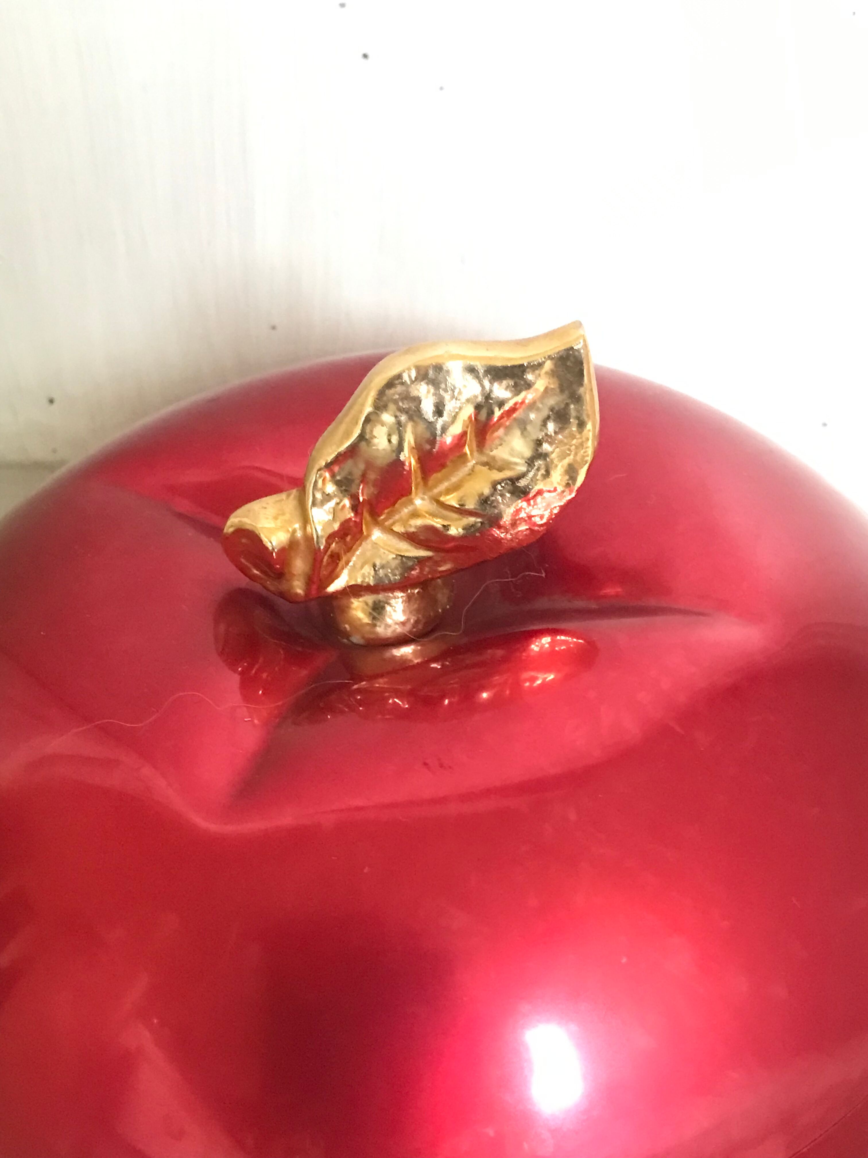 Vintage apple ice bucket