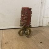 Copper candle holder