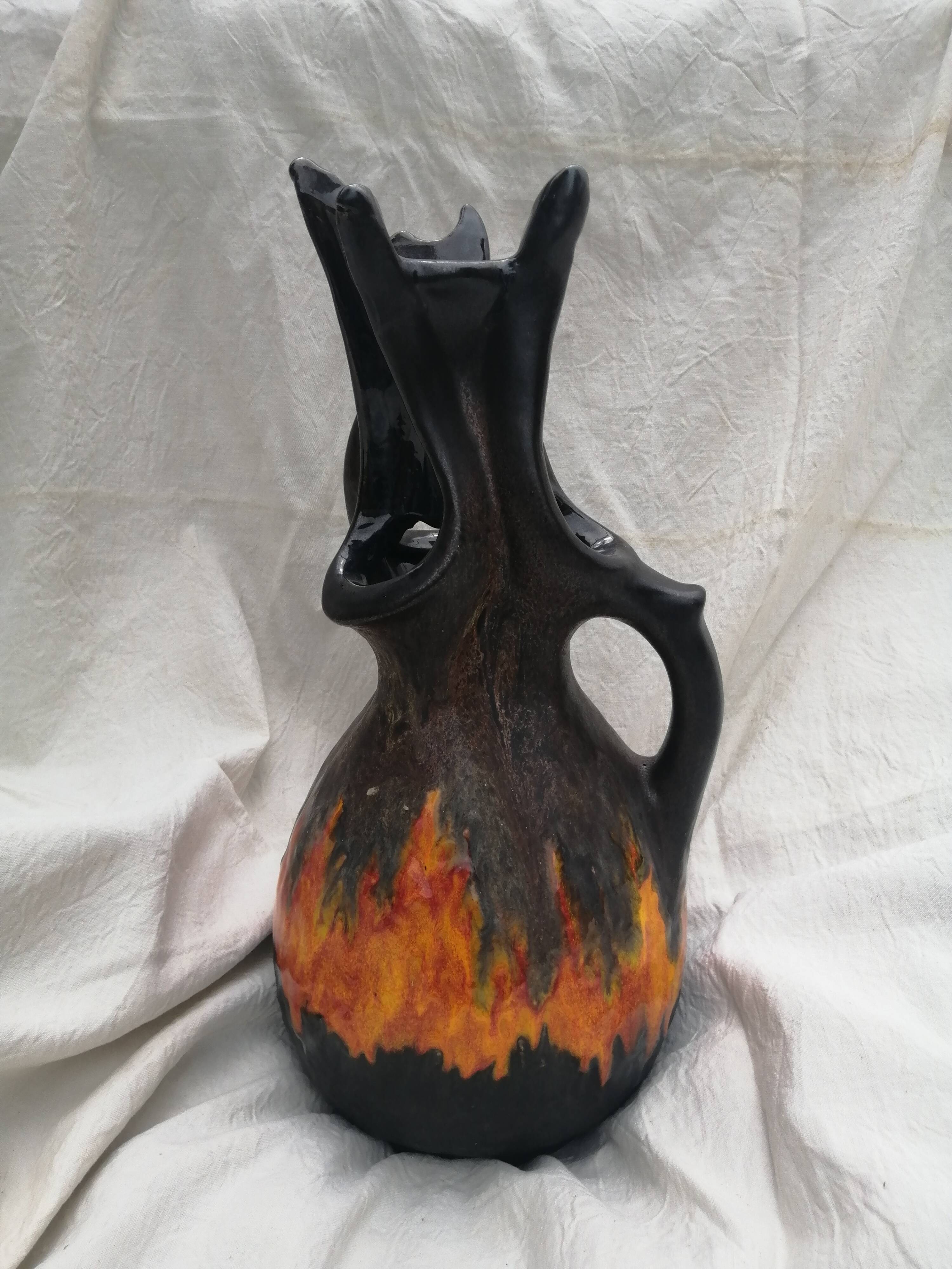 Large Vase West Germany by DR. Farlecrelts