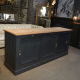 Low cabinet with sliding doors in fir 1930