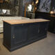 Low cabinet with sliding doors in fir 1930