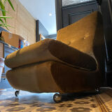 Modular armchairs with wheels year 70