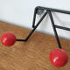 Door coats vintage 4 pateres red balls