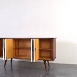 Mid-Century Op-Art Sideboard, 1960s.