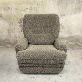 Vintage wool armchair