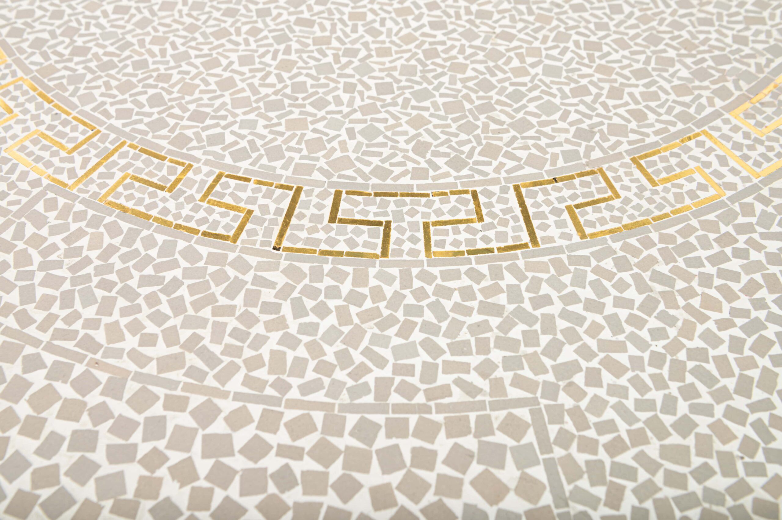 Mosaic coffee table by Berthold Müller