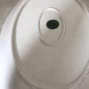 Porcelain oval dish