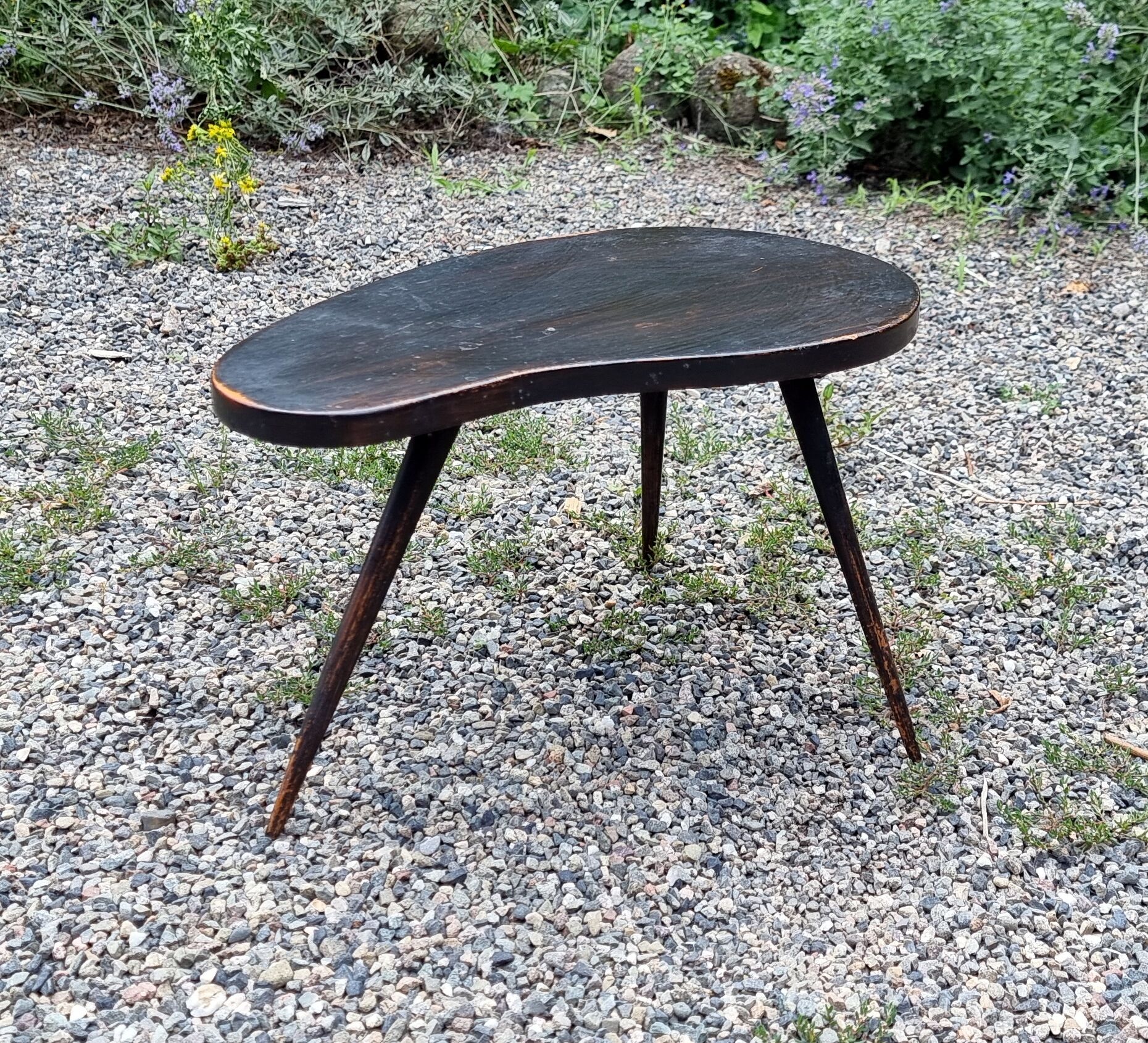 Small bean-shaped tripod harness