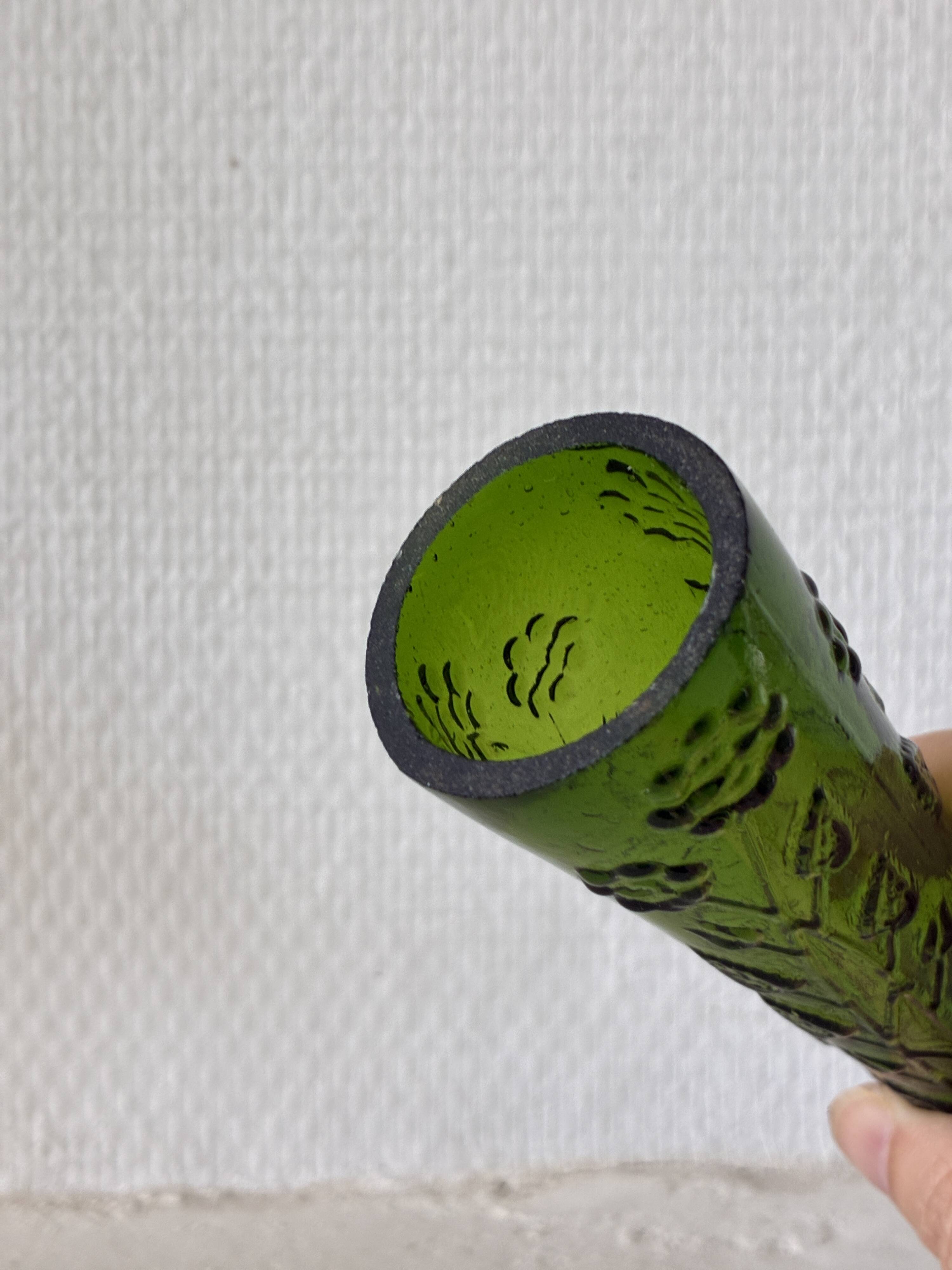 Vase soliflore vert olive