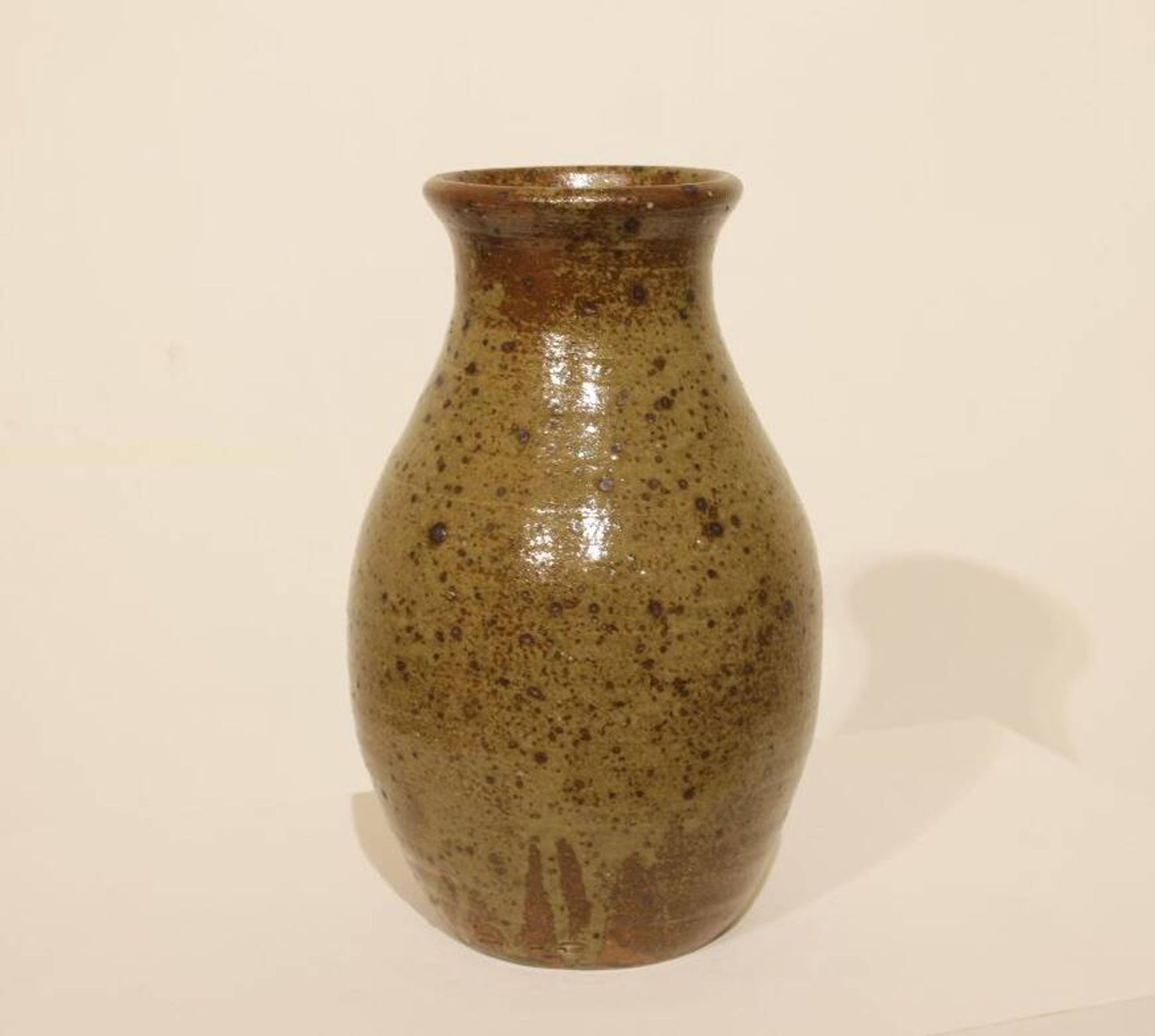 Important vase en grès pyrité de Guy Baudat (1938-2019)