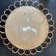 Vintage rattan sun mirror – large model 50 cm