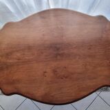 Walnut violin table with 2 drawers