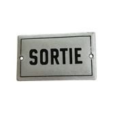 Plaque émaillée