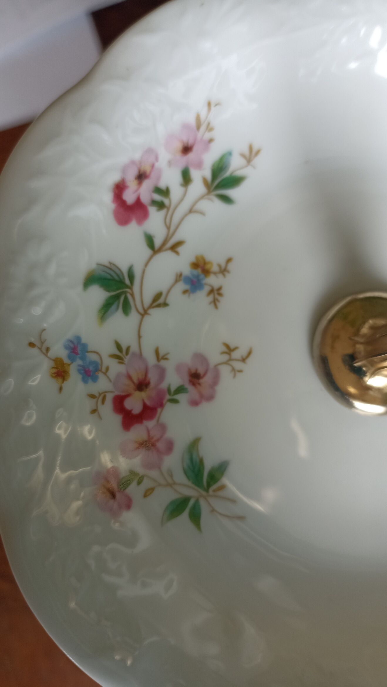 Dumb servant with 3 floors in Berry porcelain by SFP