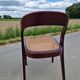Chaise Baumann gondole en bois et cannage