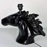 Ceramic horse lamp 1980