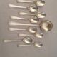 Louche set and 8 tablespoons Alfenide Christofle