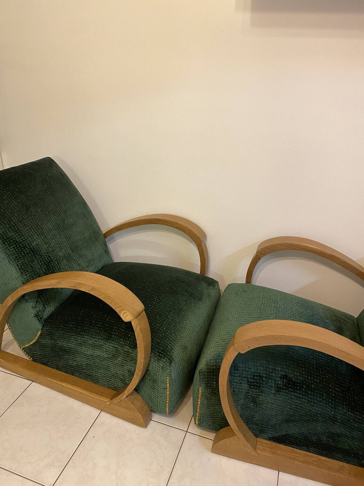 Art Deco armchairs