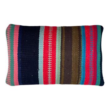 Housse de coussin kilim turc vintage 30x50cm