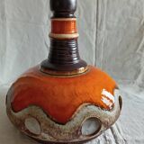 Vallauris style terracotta pendant light, 1970s