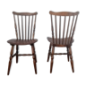 Pair of Baumann bistro chairs
