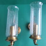 Paire d'appliques murales vintage