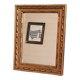 Mirror with golden patinated wood frame dp 1123651
