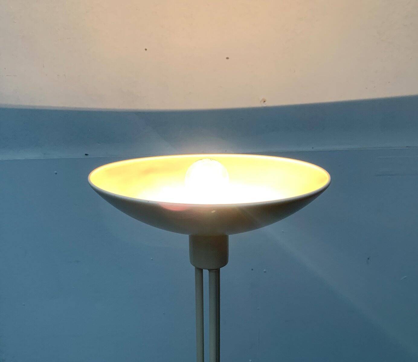 Minimalist German floor lamp from the space age by Cosack.