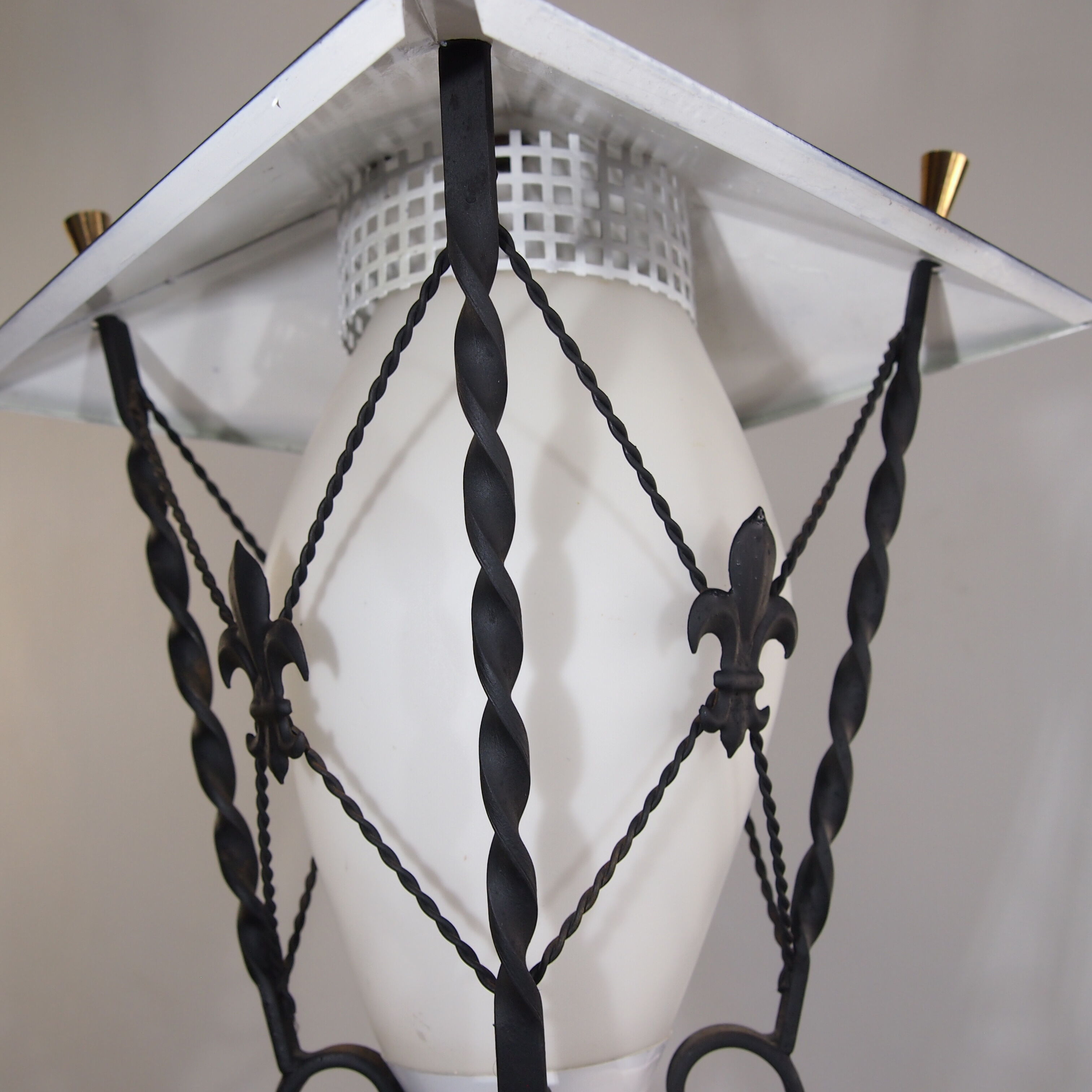 Wrought iron lantern vintage