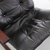 Rocking-chair scandinave Siesta de Ingmar Relling et son ottoman