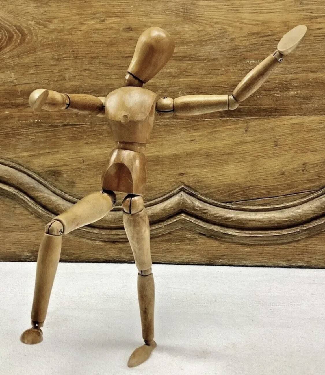 Former artist's studio mannequin