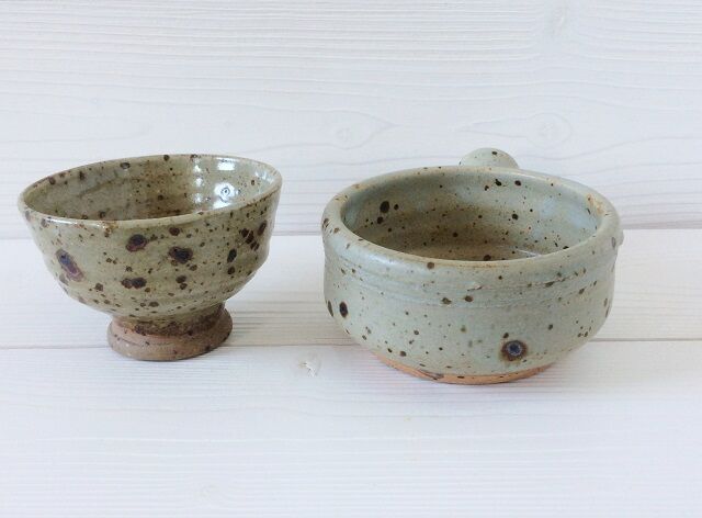 Gustave Tiffoche 70s Pyrets Sandstone Cup Lot