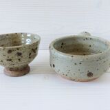 Gustave Tiffoche 70s Pyrets Sandstone Cup Lot