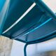 Tabouret de bar Luxembourg Fermob bleu empilable