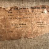 Tableau Marine Guy Jeanjean 1966