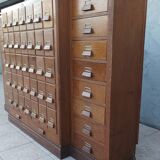Meuble d'apothicaire de métier en sapin 53 tiroirs