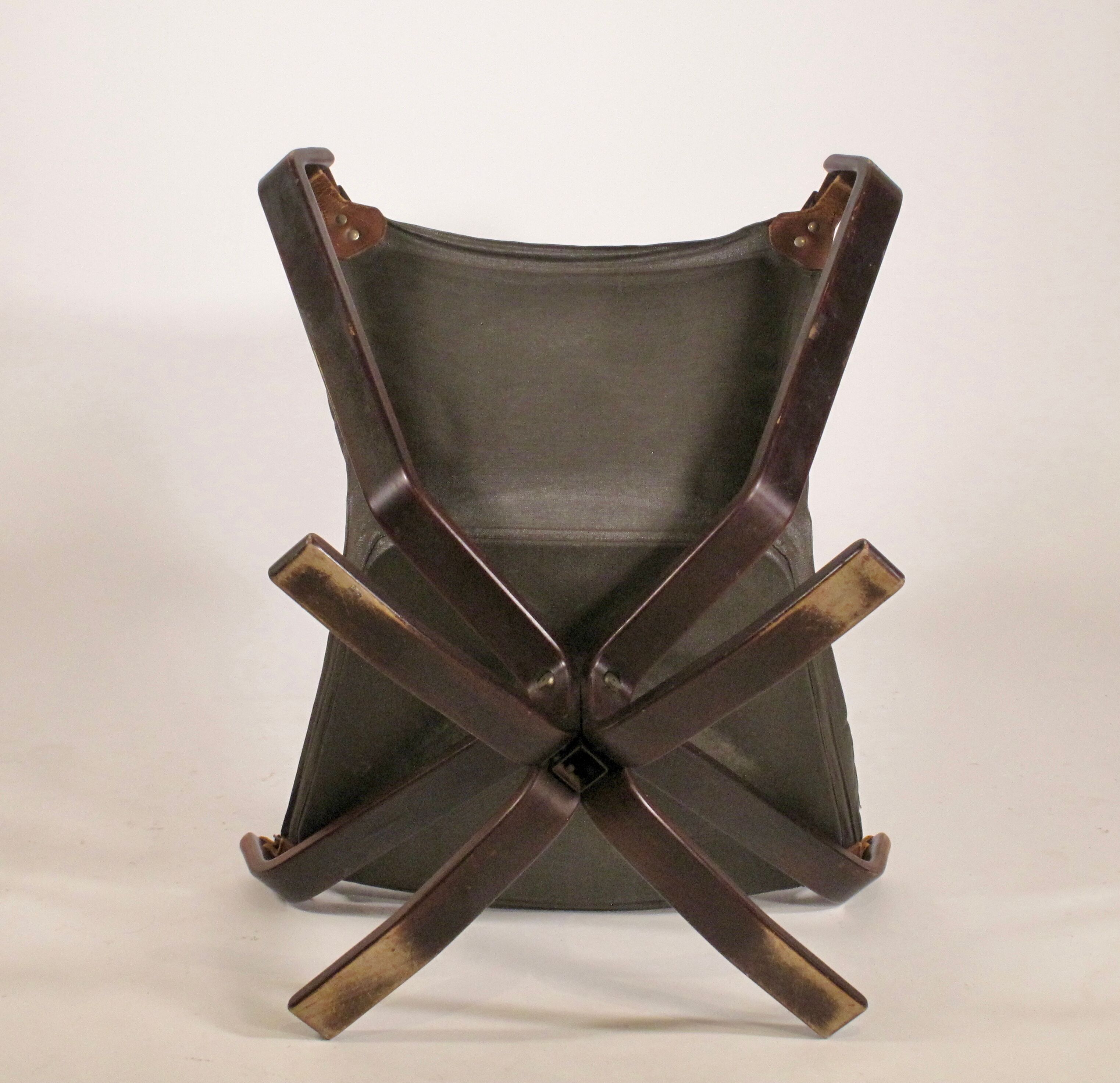 Fauteuil "falcon" de Sigurd Ressel, Norvège 1970