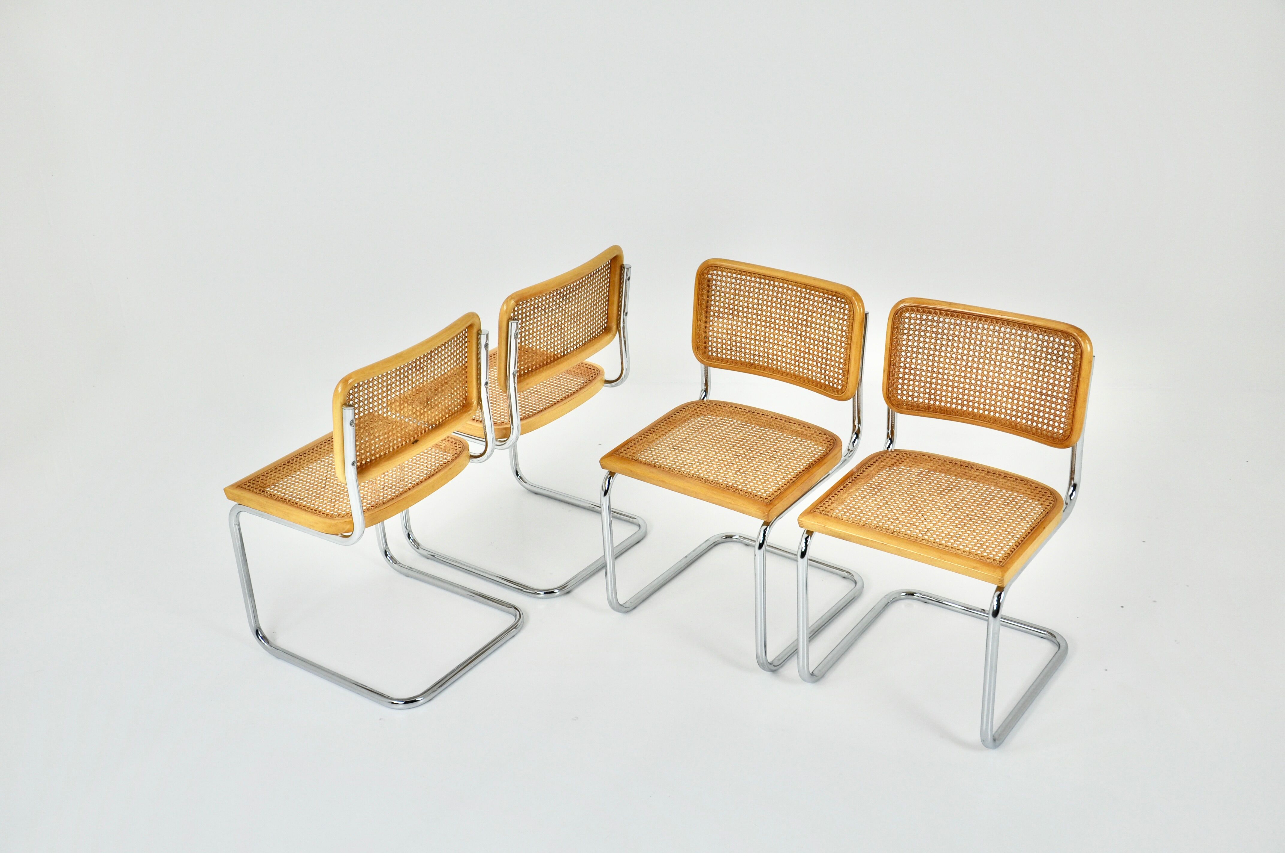Dining chairs B32 by Marcel Breuer set of 4