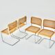 Dining chairs B32 by Marcel Breuer set of 4