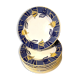 Blue ceramic plates