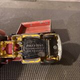 Dinky Toys dump truck and red trailer