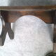 Wooden bench, foot rest from the 70s